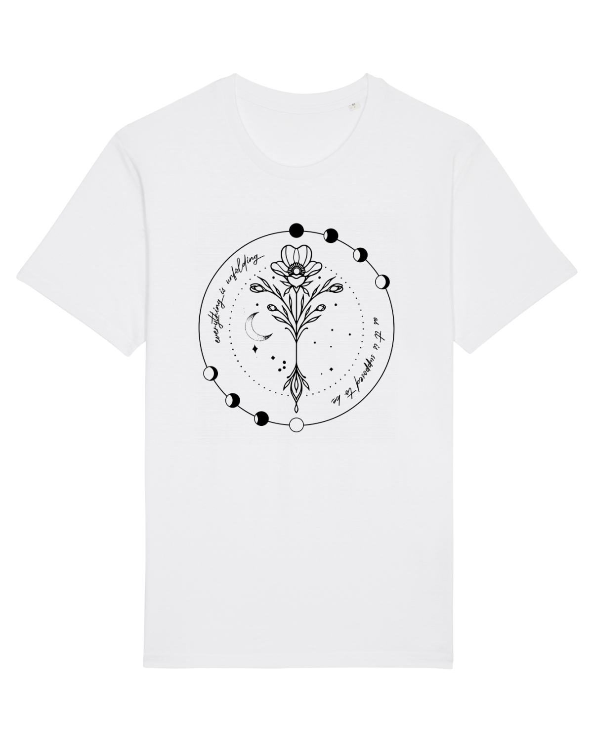 Tricou mânecă scurtă Unisex Rocker White