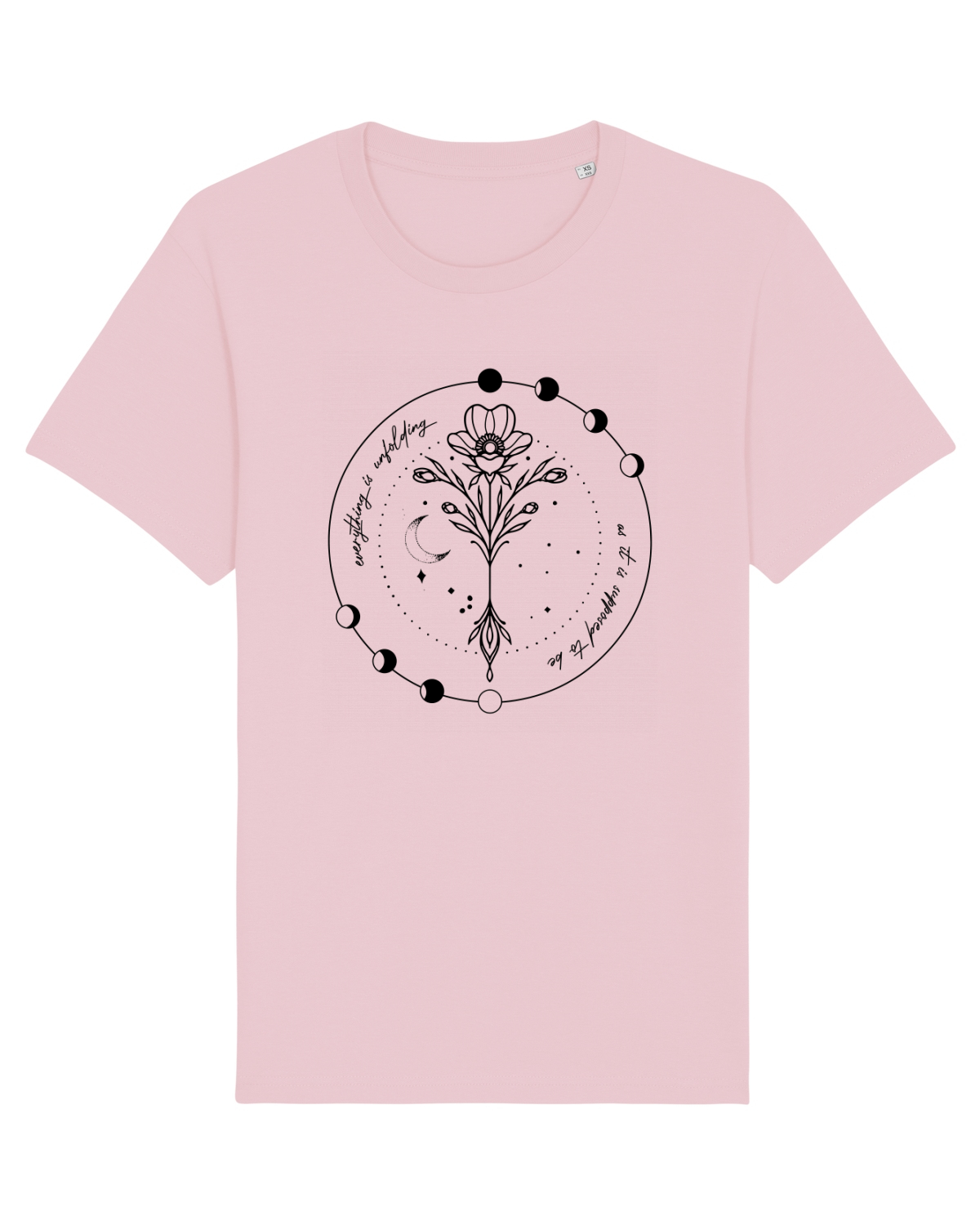 Tricou mânecă scurtă Unisex Rocker Cotton Pink