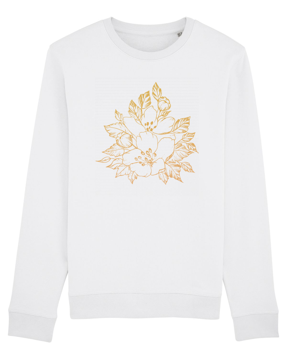 Bluză mânecă lungă Unisex Rise White