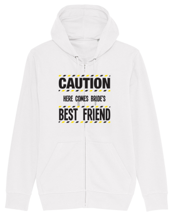 Caution - here comes brides best friend White