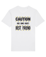 Caution - here comes brides best friend Tricou mânecă scurtă Unisex Rocker