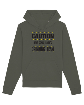 Caution - here comes brides drinking team Khaki