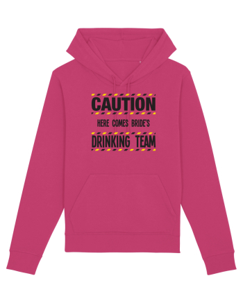 Caution - here comes brides drinking team Raspberry