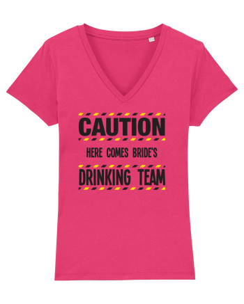 Caution - here comes brides drinking team Raspberry