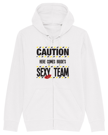 Caution - here comes brides sexy team White