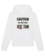 Caution - here comes brides sexy team Hanorac Unisex Drummer