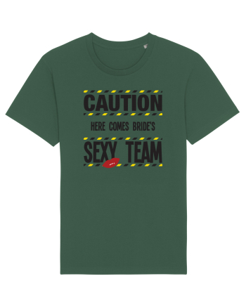 Caution - here comes brides sexy team Bottle Green
