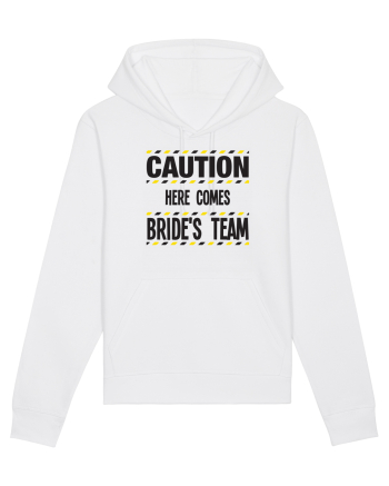 Caution - here comes brides team White