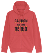 Caution - here comes the bride Hanorac cu fermoar Unisex Connector