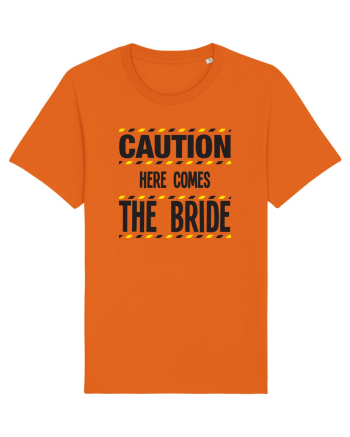 Caution - here comes the bride Bright Orange