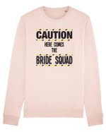 Caution - here comes the bride squad Bluză mânecă lungă Unisex Rise