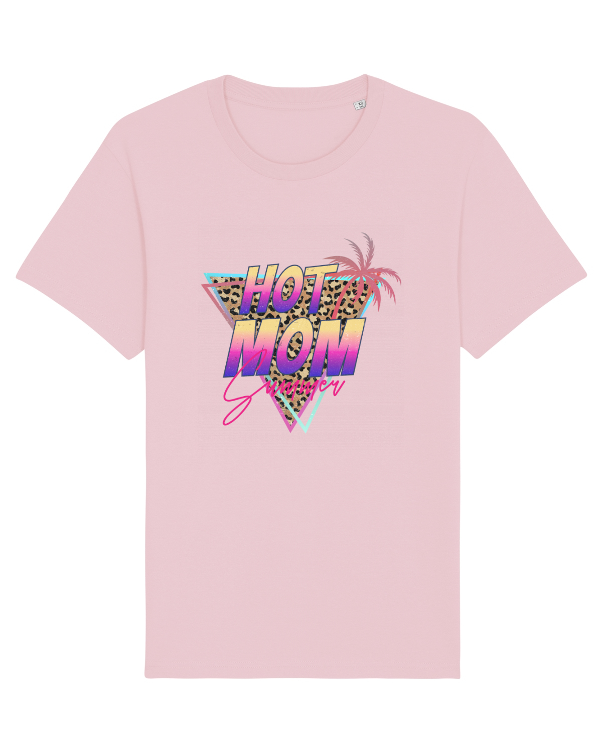 Tricou mânecă scurtă Unisex Rocker Cotton Pink