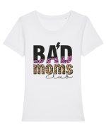 Bad Moms Club Tricou mânecă scurtă guler larg fitted Damă Expresser