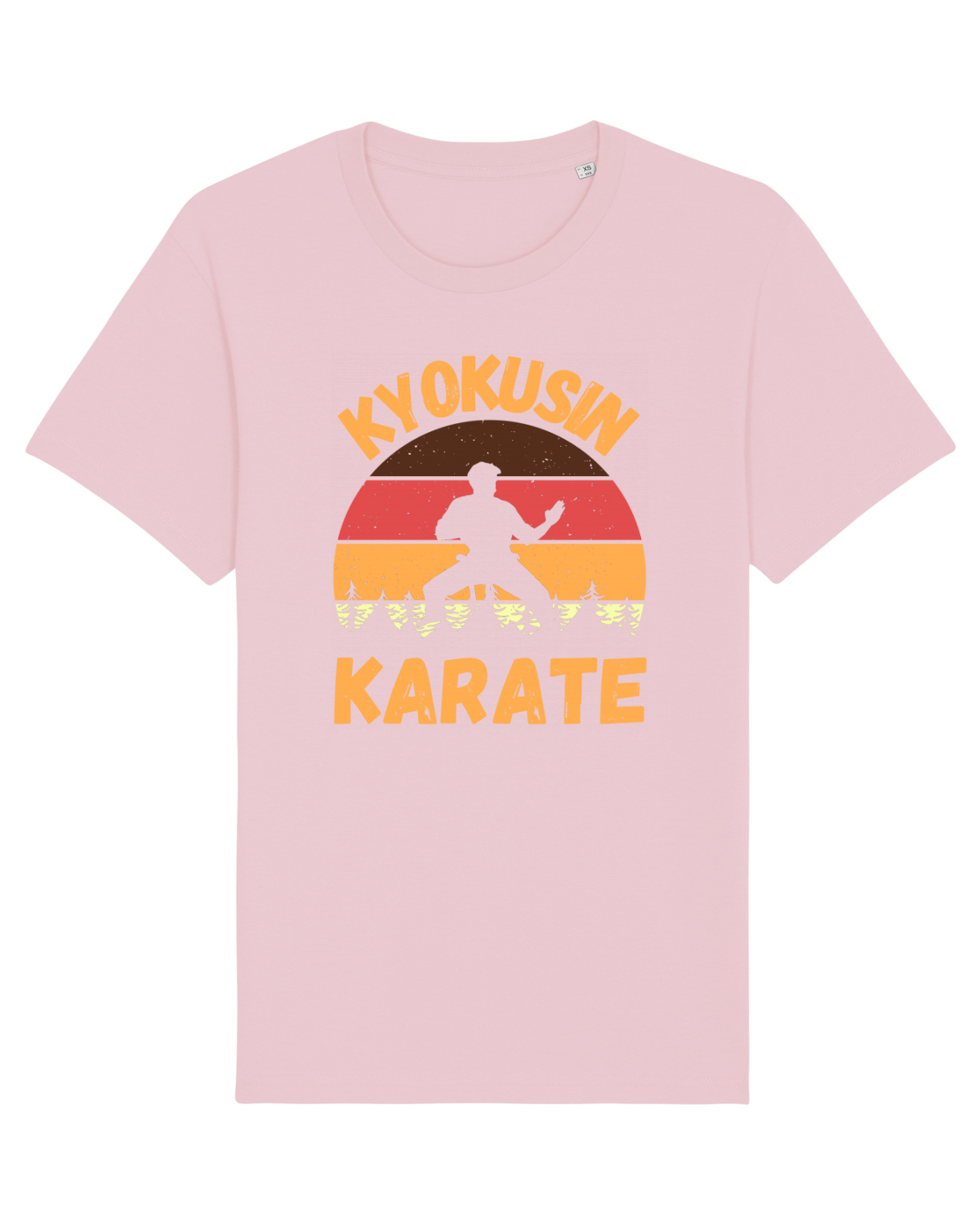 Tricou mânecă scurtă Unisex Rocker Cotton Pink