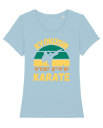 Kyokushin Karate  Tricou mânecă scurtă guler larg fitted Damă Expresser