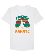 Kyokushin Karate  Tricou mânecă scurtă guler larg Bărbat Skater