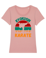 Kyokushin Karate  Tricou mânecă scurtă guler larg fitted Damă Expresser