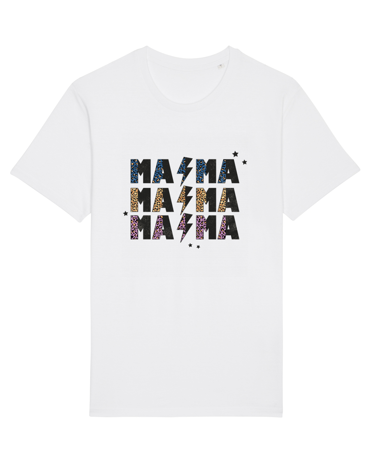 Tricou mânecă scurtă Unisex Rocker White