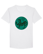 Shotokan Karate Tricou mânecă scurtă guler larg Bărbat Skater