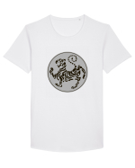 Shotokan Karate Tricou mânecă scurtă guler larg Bărbat Skater