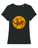 Shotokan Karate Tricou mânecă scurtă guler larg fitted Damă Expresser