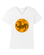 Shotokan Karate Tricou mânecă scurtă guler V Bărbat Presenter