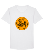 Shotokan Karate Tricou mânecă scurtă guler larg Bărbat Skater
