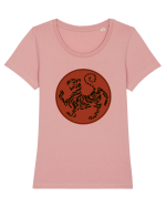 Shotokan Karate Tricou mânecă scurtă guler larg fitted Damă Expresser