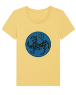 Shotokan Karate Tricou mânecă scurtă guler larg fitted Damă Expresser