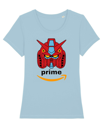Funny Retro Optimus  Prime Pun Sky Blue