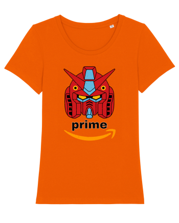 Funny Retro Optimus  Prime Pun Bright Orange