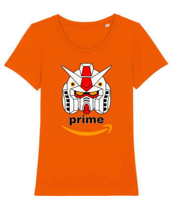 Funny Retro Optimus  Prime Pun Bright Orange