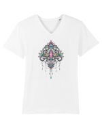 Mandala Tricou mânecă scurtă guler V Bărbat Presenter
