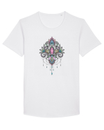Mandala Tricou mânecă scurtă guler larg Bărbat Skater