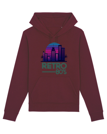 80' Retro City Burgundy