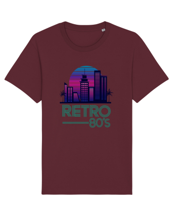 80' Retro City Burgundy