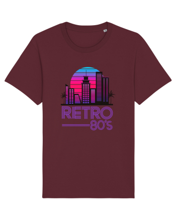 80' Retro City Burgundy