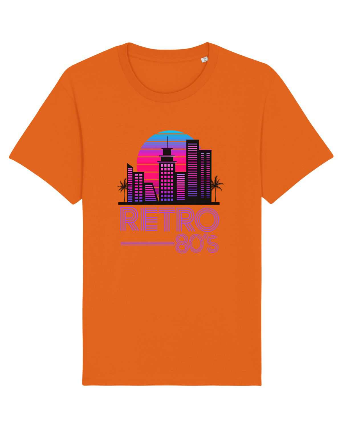 Tricou mânecă scurtă Unisex Rocker Bright Orange