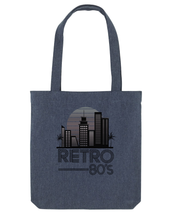 80' Retro City Midnight Blue
