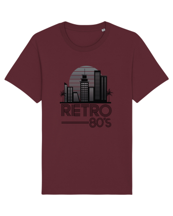 80' Retro City Burgundy