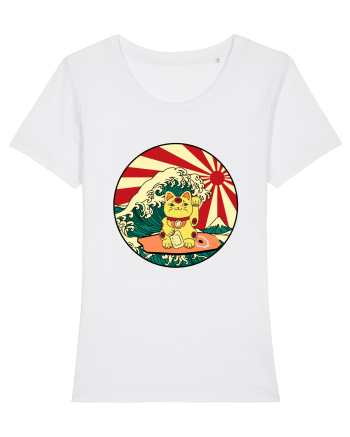Great Wave Cat White