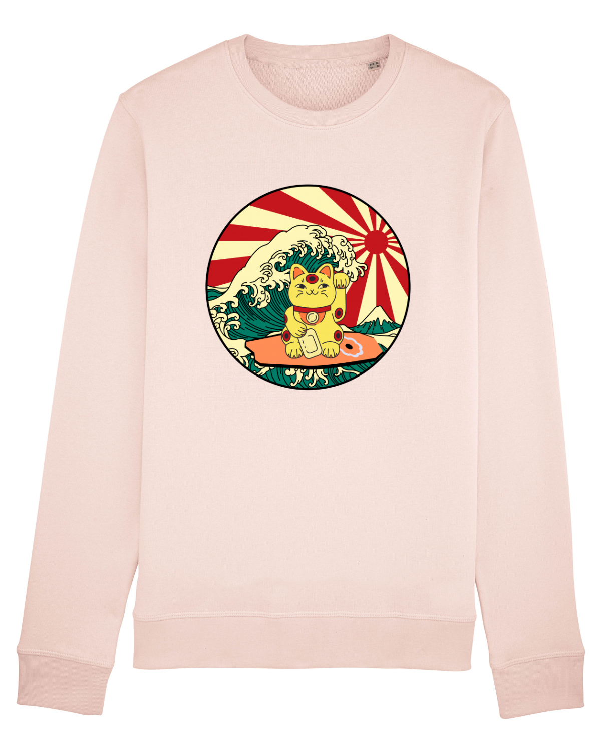 Bluză mânecă lungă Unisex Rise Candy Pink