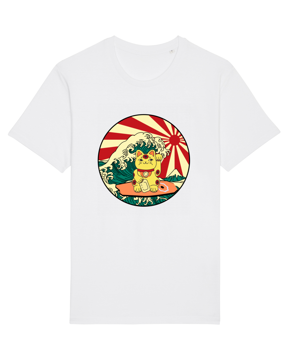 Tricou mânecă scurtă Unisex Rocker White