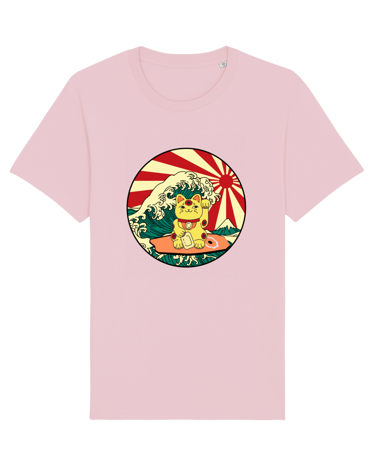 Tricou mânecă scurtă Unisex Rocker Cotton Pink