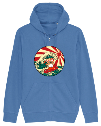 Great Wave Cat Bright Blue