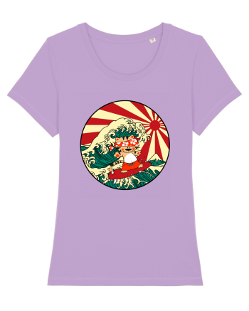Great Wave Cat Lavender Dawn