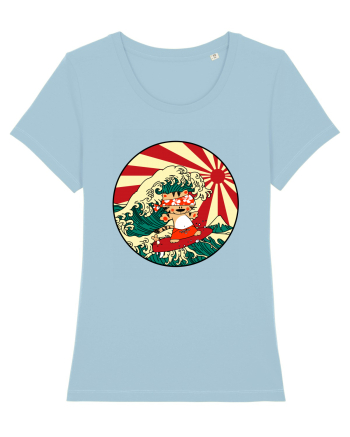 Great Wave Cat Sky Blue