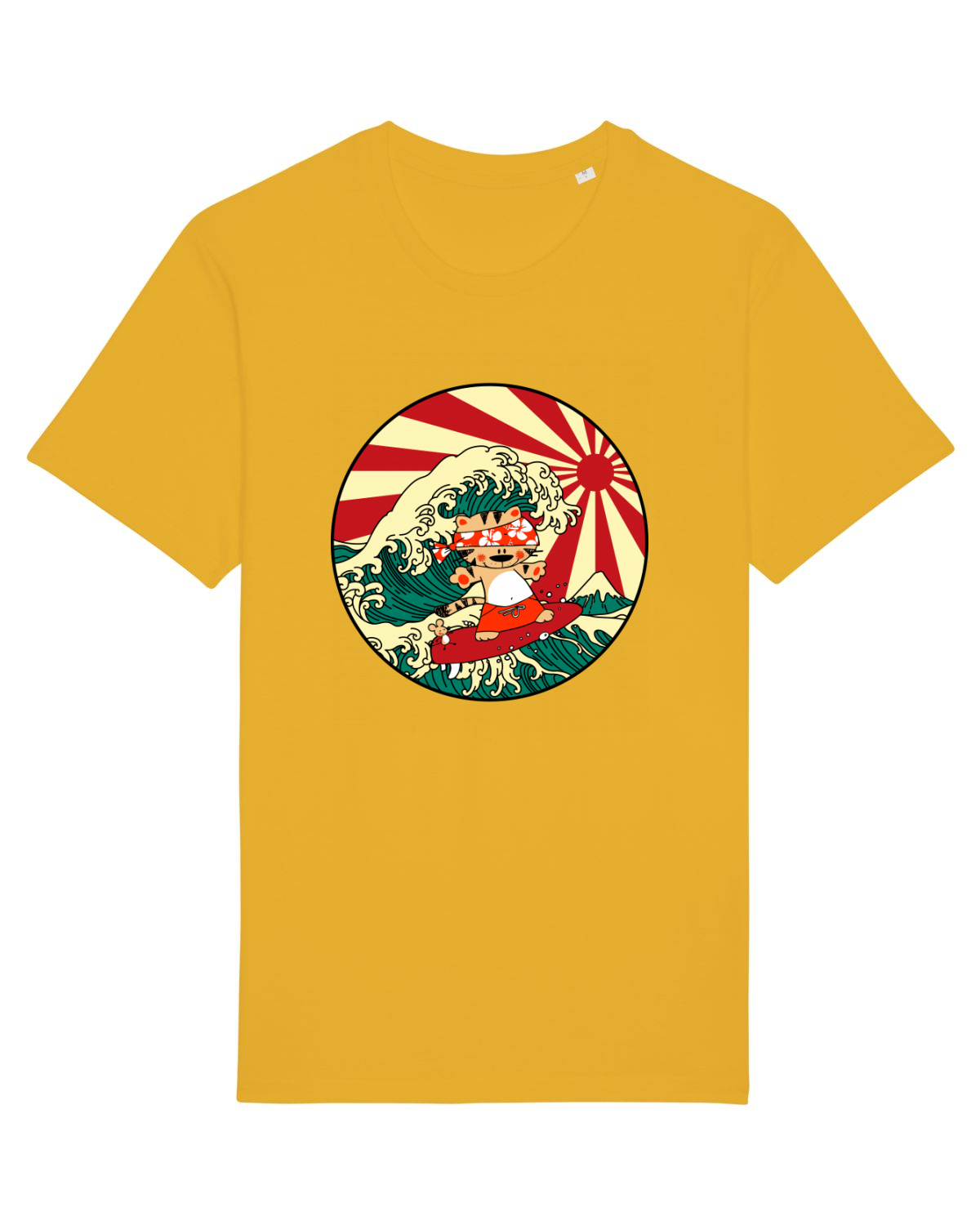 Tricou mânecă scurtă Unisex Rocker Spectra Yellow