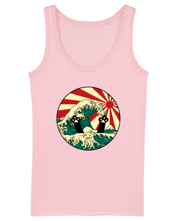 Great Wave Cat Cotton Pink