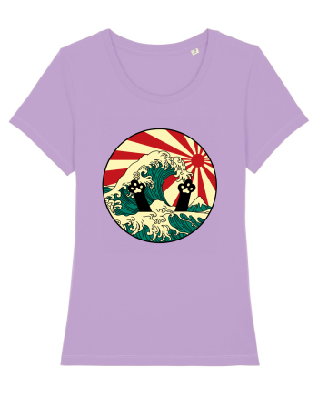 Great Wave Cat Lavender Dawn